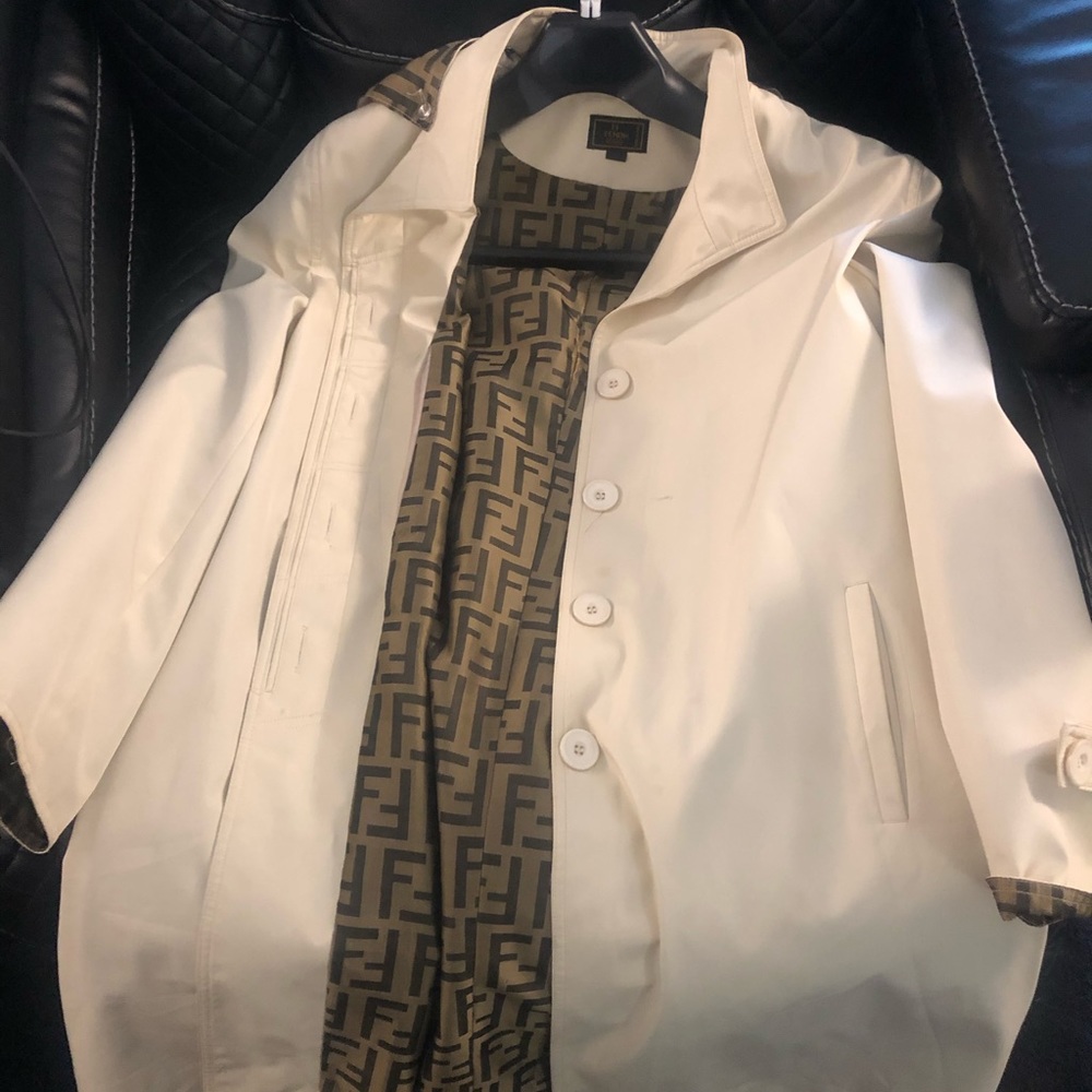Fendi light jacket with hood